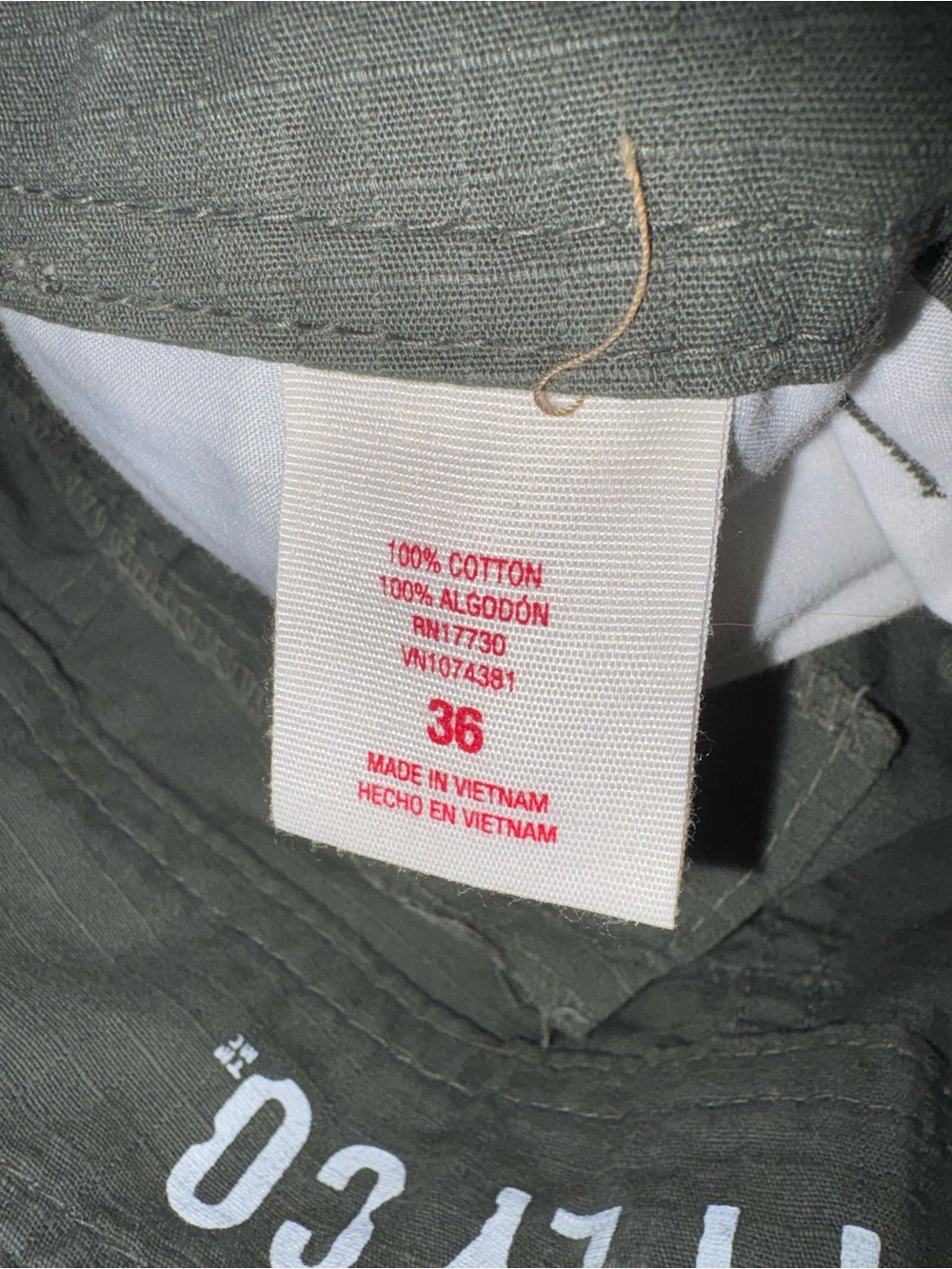 Mossimo Supply Co. Olive Cargo Pocket Shorts - Picture 5 of 5